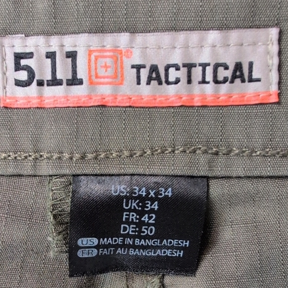 5.11 Tactical Rip Stop Pants 34x34 - Picture 9 of 12